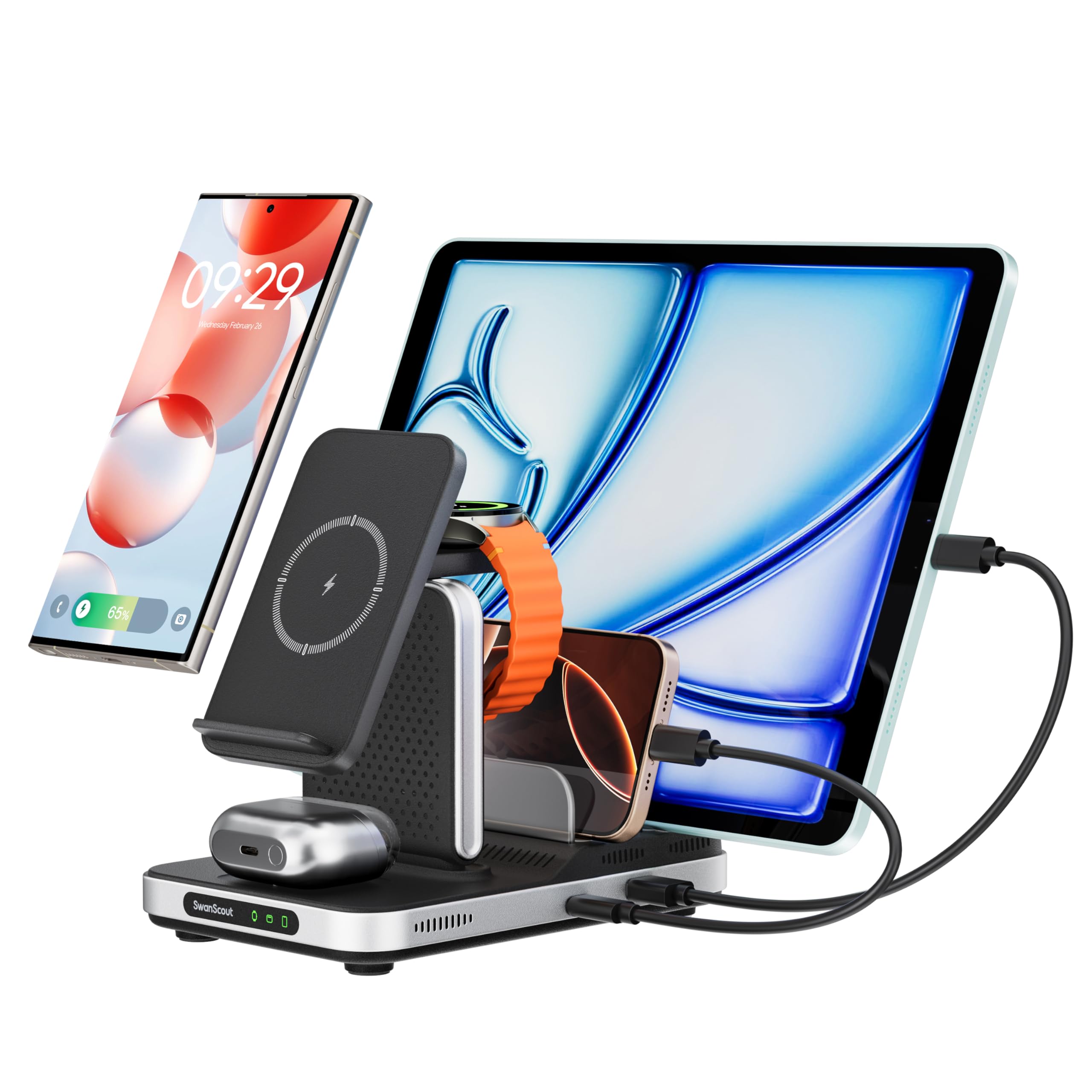 Amazon.com: 5 in 1 Charging Station for Samsung Galaxy Tab A11+/A9